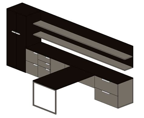 Desk In Revit | Free Download! (344.00 KB) | Library Revit