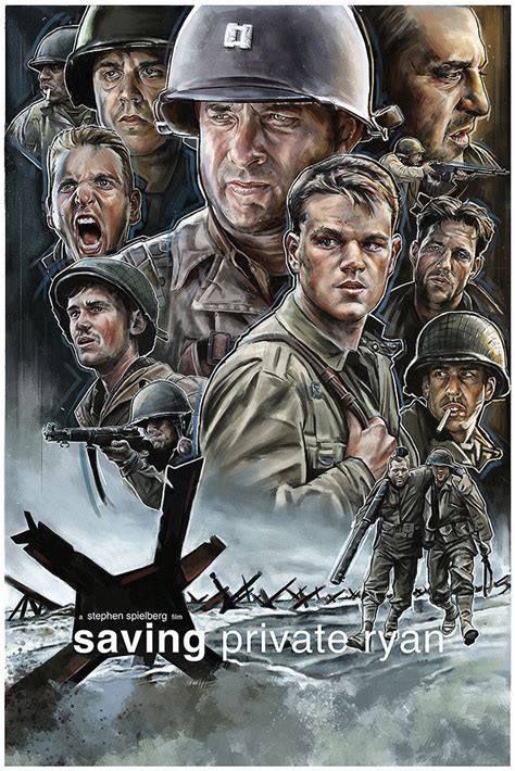 Saving Private Ryan Movie Fan Art Poster – My Hot Posters