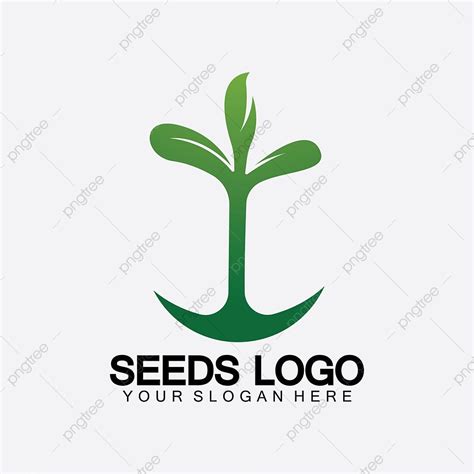 식물 씨앗 로고 개념 템플릿 벡터, 생명, 삽화, 콩 PNG, 일러스트 및 벡터 에 대한 무료 다운로드 - Pngtree