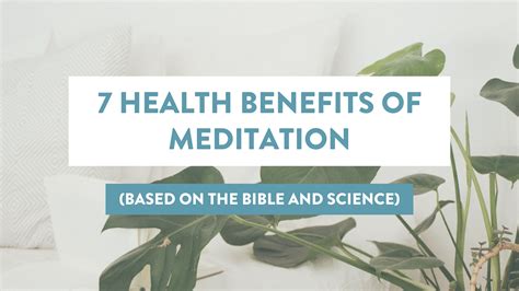 7 Health Benefits of Meditation - Soul Shepherding