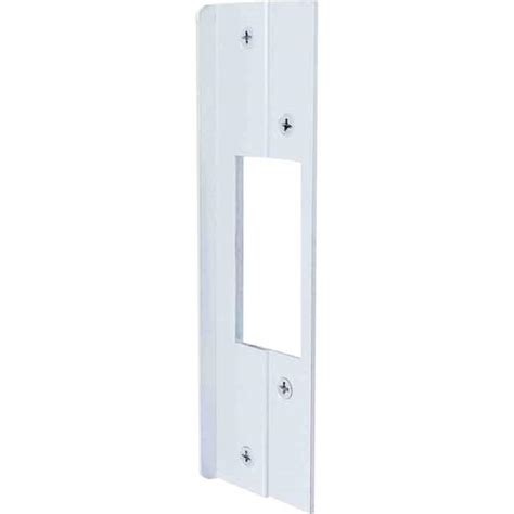 Prime-Line Aluminum Latch Bolt Guard Plate U 9481 - The Home Depot