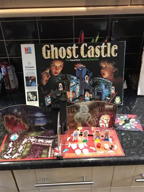 RARE VINTAGE MB Games Ghost Castle Board Game 1985 COMPLETE Haunted House £54.95 - PicClick UK