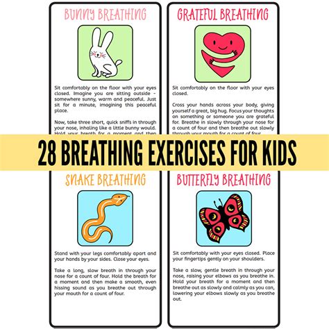 Breathing Cards Free Printable - Printable Word Searches