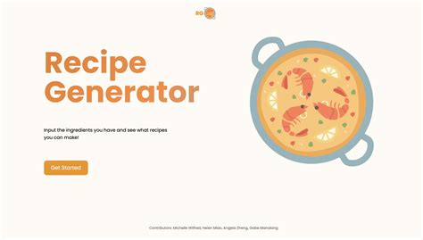 Recipe Generator | Devpost