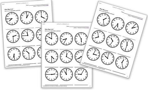 Telling Time: Games, Worksheets and More - Homeschool Den - Worksheets Library