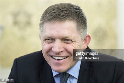 Slovak Prime Minister Robert Fico Interview Photos and Premium High Res ...