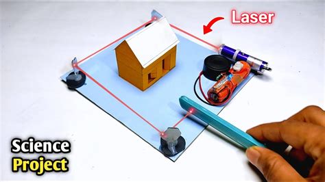 Laser Home Security System🚨 | Best Science Project | Inspire Award ...