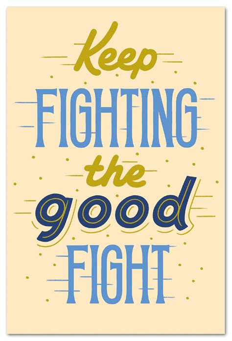 Fighting the Good Fight Card | Many Occasions Card | Cardthartic .com