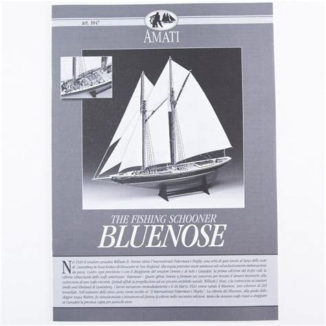 Bluenose Schooner Model Ship Plans - Amati (AM1047)