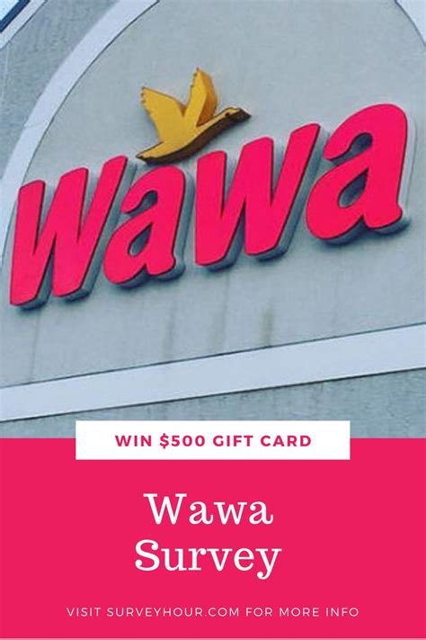 Mywawavisit – Wawa Survey And Win $500 Gift Card in 2021 | Gift card, Wawa, Cards