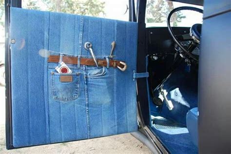 Custom Rat Rod Interior with Pockets