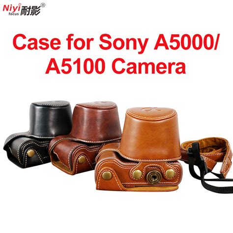 High quality Vintage PU leather Camera Bag Case Cover Pouch for Sony ...