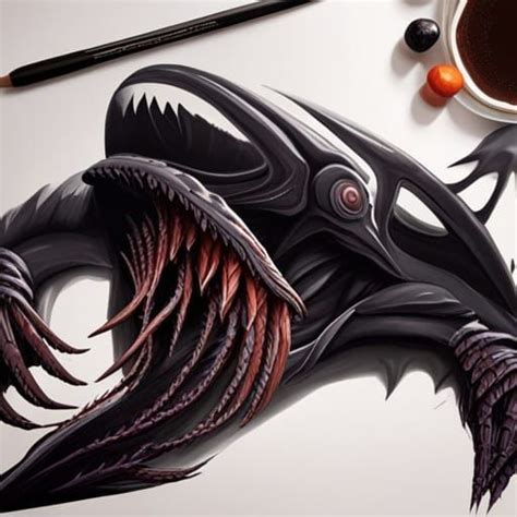 venom, xenomorph, zerg, zergling, creature design, creature, extra ...