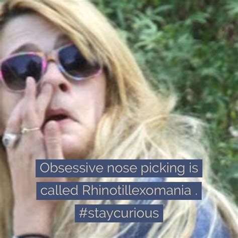 Obsessive nose picking is called Rhinotillexomania . — Curionic | Nose ...