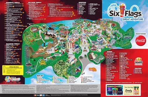 Maps | Six Flags Great Adventure