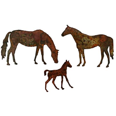 Horse Family Magnet Set