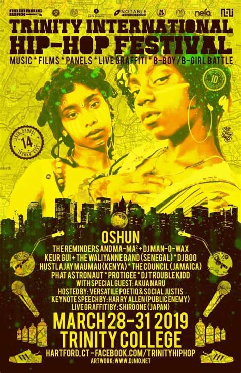 OSHUN to Headline Trinity International Hip Hop Festival | Trinity College