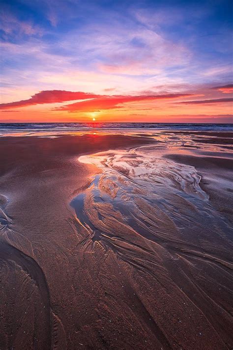 Sunrise at Balmedie Beach, Aberdeenshire, Scotland