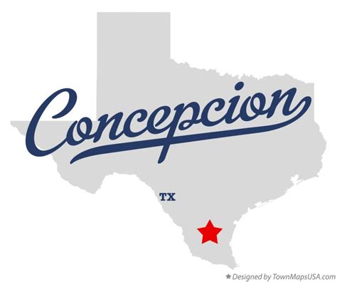 Map of Concepcion, TX, Texas