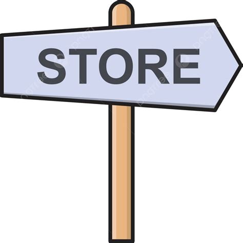 Direction Shopping Sign Wood Vector, Shopping, Sign, Wood PNG and Vector with Transparent ...