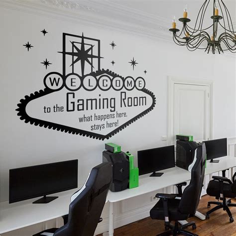 Welcome Gaming Room Gamer Wall Decal Gaming Zone Wall - Etsy Hong Kong