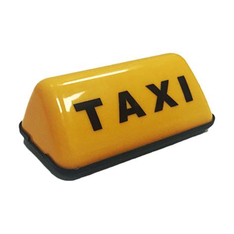 12V COB Light 3W Roof Taxi Sign COB Taxi Sign Cab Roof Top Topper (Yellow) | eBay