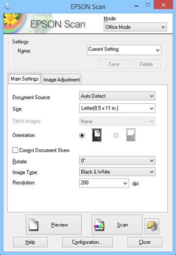 Starting a Scan Using the Epson Scan Icon