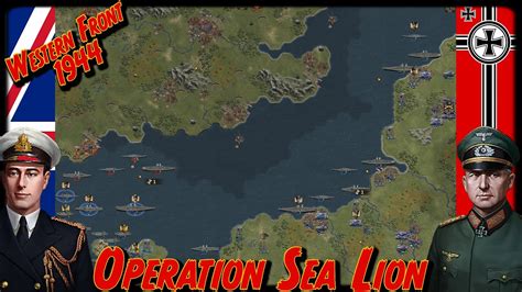 Operation Sea Lion; WW2 Alternate History Western Front 1944 - Glory Of ...