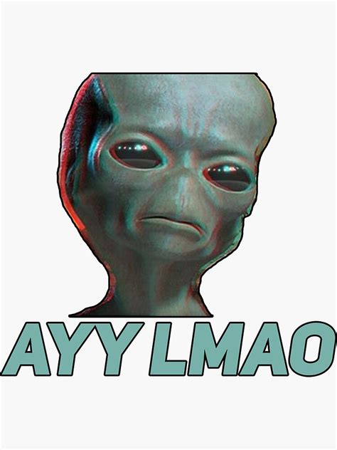 "Ayy lmao meme" Sticker for Sale by Pajs | Redbubble