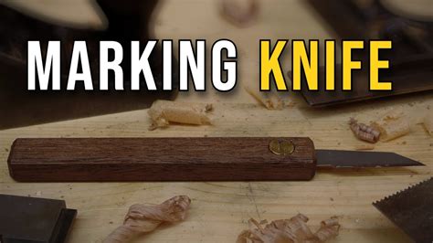 Super simple but highly effective marking knife - YouTube