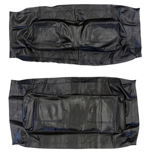 Club Car DS BLACK Factory Vinyl Golf Cart Seat Cover Set (2000-2013) | Golf Cart Tire Supply