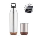ALMELO - Hans Larsen Insulated Flask & Tumbler Set - Silver | AUS Merch