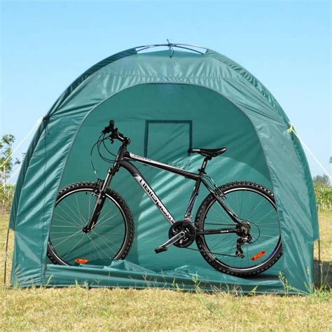 Green Lightweight Garden Storage Tent Outdoor Bike Shed Bicycle Cover ...