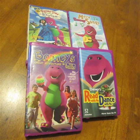 Barney 4 VHS Tapes Barneys Great Adventure The Movie And | Etsy | Vhs tapes, Greatest adventure ...