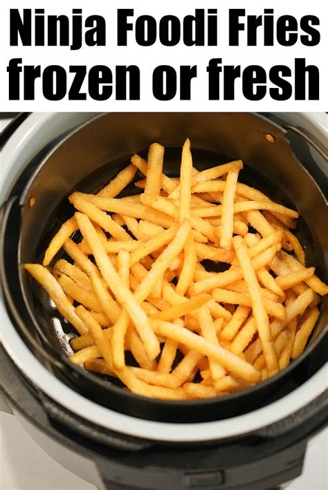 Frozen French Fries Air Fryer - Ninja Foodi Frozen French Fries