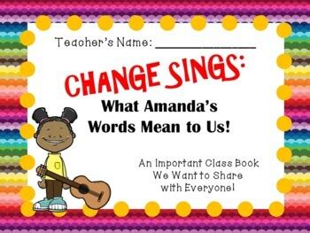 Change Sings by Amanda Gorman: A Complete Literature Study! | TPT