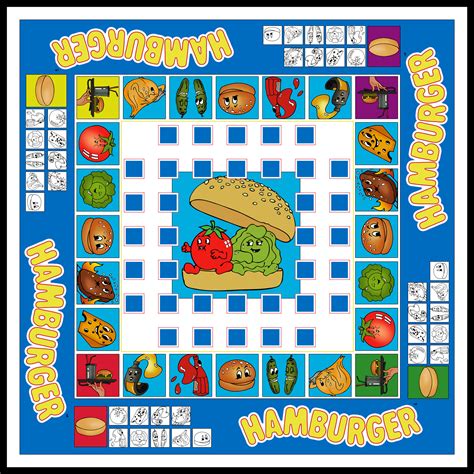 DBWBP.com - The Hamburger Game - digital board conversion (Tabletop ...