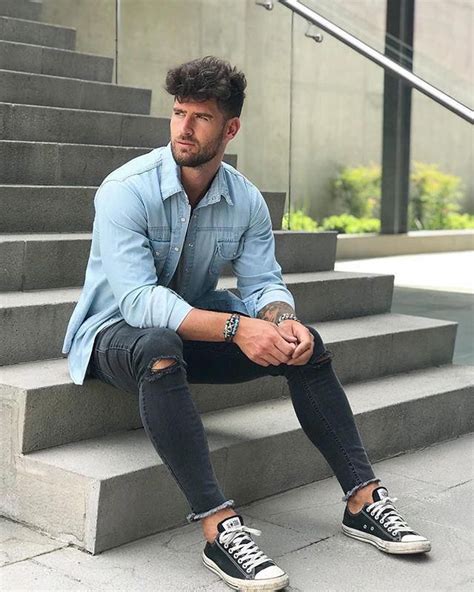 mens jeans uk #MensJeans | Mens summer outfits, Mens casual outfits ...