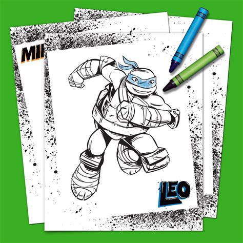 Free Ninja Turtle Coloring Pages