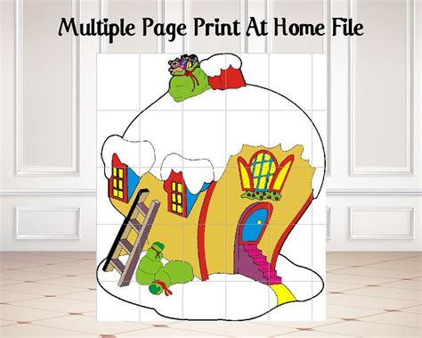 Whoville Houses 48 Inch Cutout Files / Three Whoville House - Etsy