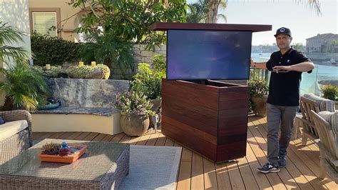 Diy Outdoor Tv Lift Cabinet | Cabinets Matttroy