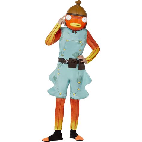 InSpirit Designs Fortnite Fishstick Halloween Fantasy Costume Male, Teen 14-17, Orange - Walmart.com