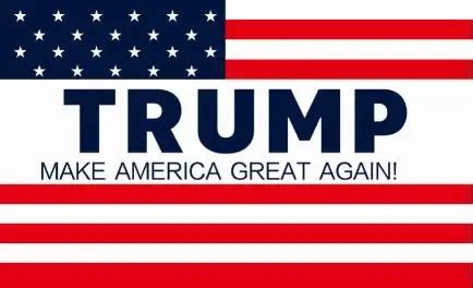 MAKE AMERICA GREAT AGAIN Flags 3 By 5 Foot Flag Trump American Flag Brass Grommets 150x90cm flag ...