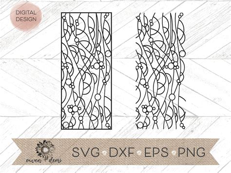 Stained Glass SVG Stained Glass Design Rectangle Design - Etsy