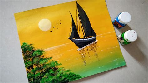 Simple Boat Painting