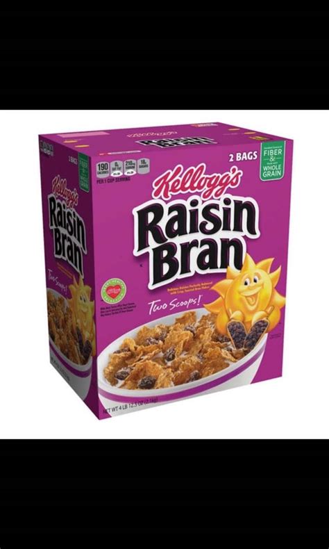 Kellogg’s Raisin Bran Cereal, Food & Drinks, Rice & Noodles on Carousell