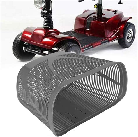 Mobility Scooter Plastic Rear Replacement Basket, Bicycle Front Basket with Mounting Screw Back ...