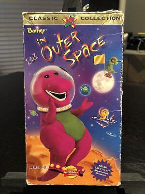 BARNEY IN OUTER Space (VHS, 1998) Lyons Group Sing Along WHITE TAPE ...