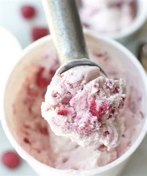 Fresh Raspberry Homemade Ice Cream – 5 Boys Baker