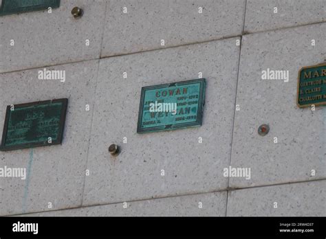 Los Angeles, California, USA 14th September 2023 Actor Jerome Cowan Grave in Columbarium of ...